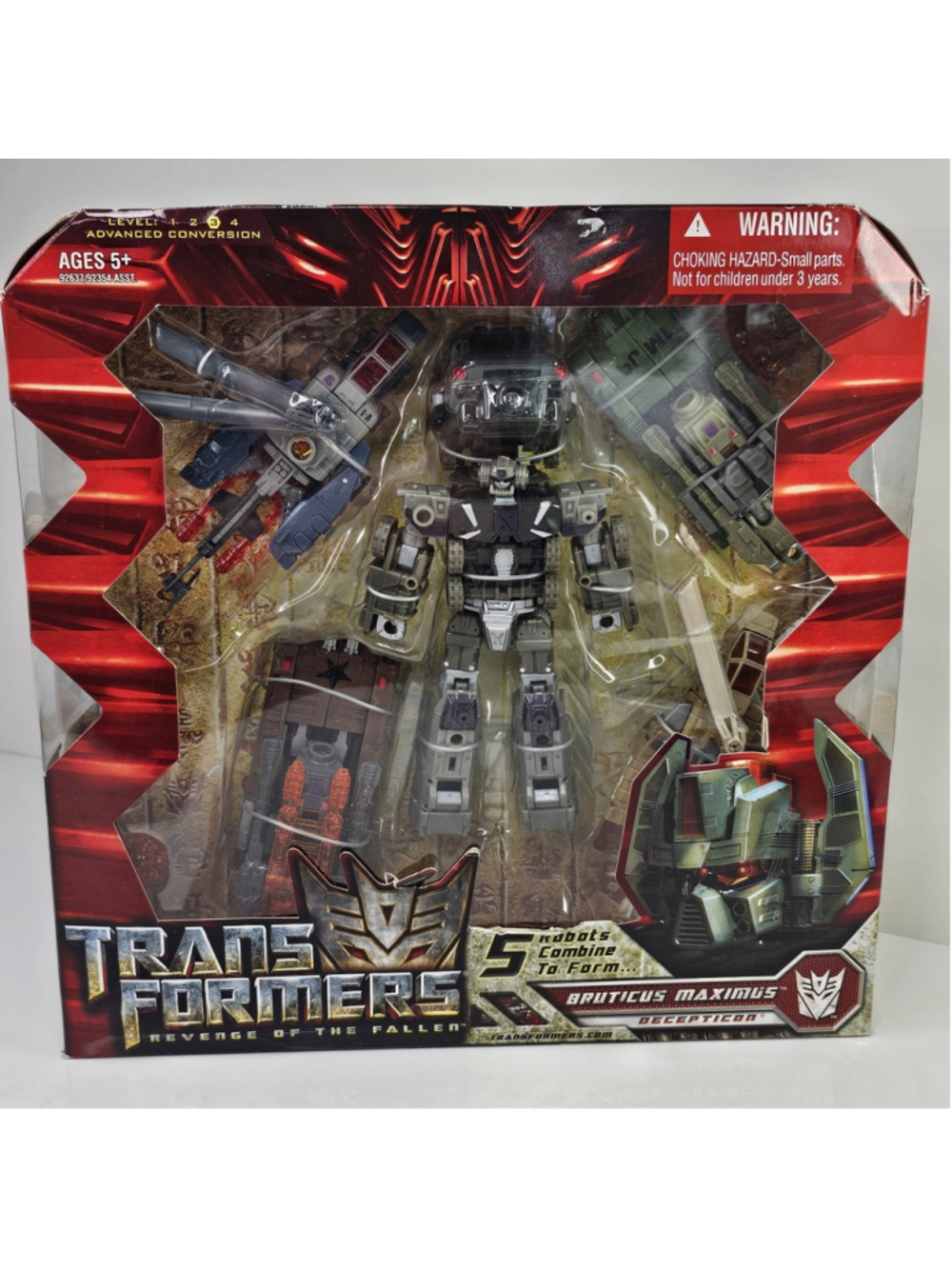 SEALED Transformers Revenge of the Fallen Bruticus Maximus 2009 Box Damage